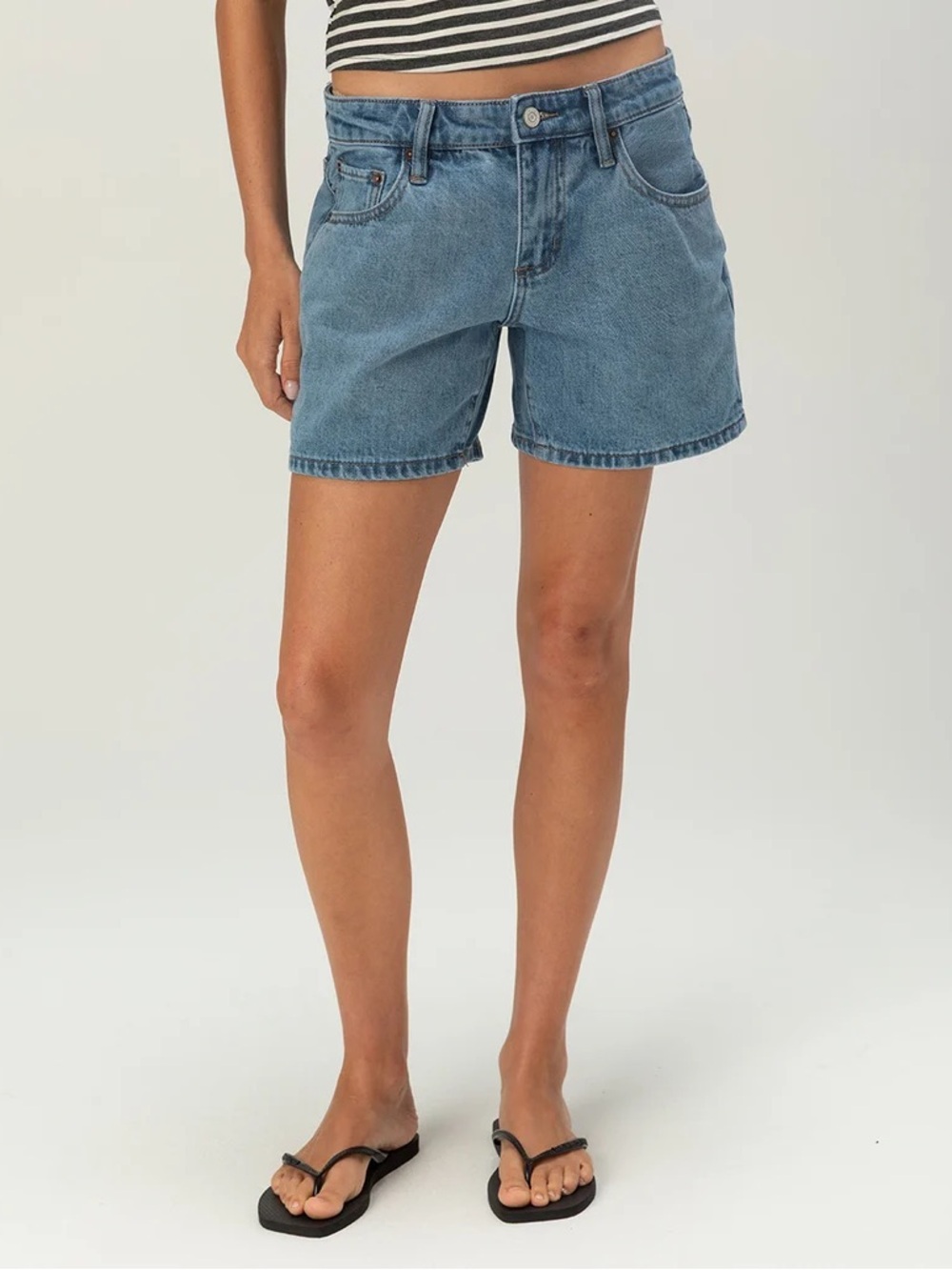 Tilly’s Mid Rise 5” Jean Shorts
